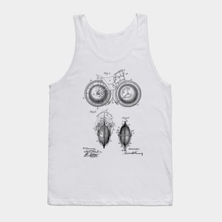Marine Velocipede Vintage Patent Hand Drawing Tank Top